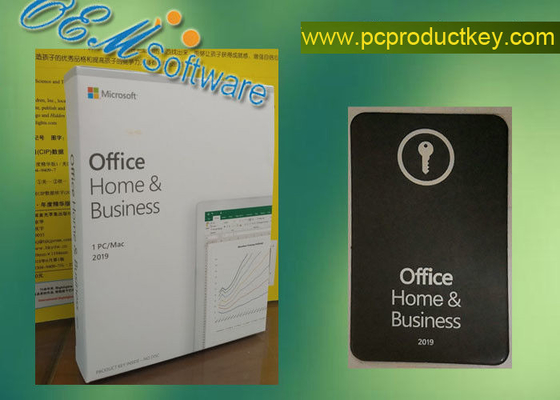 Casa di Microsoft Office della scatola e prodotto al minuto 2019 di affari Dvd chiave FPP