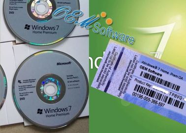 Windows 7 sigillato fabbrica professionale dimagrisce la scatola bianca chiave online dell'OEM della scatola di Dvd del pacchetto